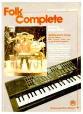 download the accordion score Folk Complete / Für keyboard / Arrangement : Jürgen Moser / Band I in PDF format