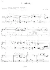 télécharger la partition d'accordéon Aria (Arrangement : Léo Laurent) (Ballade) au format PDF
