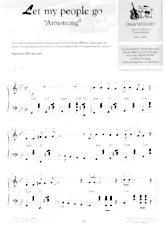 télécharger la partition d'accordéon Armstrong (Let my people go) (Arrangement : Henry Lemarchand) (Gospel) au format PDF