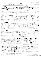scarica la spartito per fisarmonica Mélancolie Musette (Valse) in formato PDF