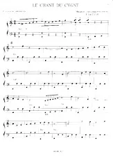 télécharger la partition d'accordéon Le chant du cygne (Valse Viennoise) au format PDF