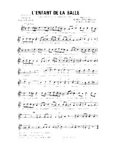 télécharger la partition d'accordéon L'enfant de la balle (Chant : Eddie Constantine / Jacques Martin) (Fox) au format PDF
