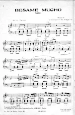 descargar la partitura para acordeón Besame Mucho (Arrangement pour accordéon) (Tango) en formato PDF