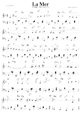 scarica la spartito per fisarmonica La Mer (Arrangement accordéon par José viscaïno / Leilo) in formato PDF
