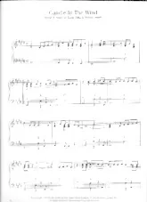 descargar la partitura para acordeón Candle in the wind (Arrangement : Pete Lee) (Slow) en formato PDF