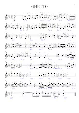 descargar la partitura para acordeón Ghetto en formato PDF