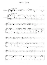 télécharger la partition d'accordéon Rhum Kina (Chant : Les Dièses) au format PDF