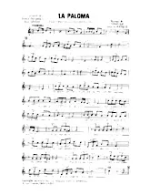 scarica la spartito per fisarmonica La Paloma (Arrangement : Ralf Marbot) (Tango) in formato PDF