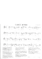 télécharger la partition d'accordéon Casey Jones (Arrangement : Frank Rich) (Chant : Johnny Cash) (Country Quickstep Linedance) au format PDF