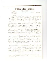 descargar la partitura para acordeón Fêtes des Alpes (Feste Alpine) (Valse Musette) en formato PDF