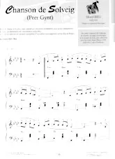scarica la spartito per fisarmonica Chanson de Solveig (Du Film : Peer Gynt) (Slow) in formato PDF