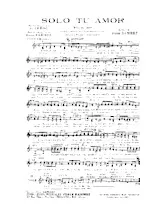 download the accordion score Solo tu amor (Nuit et jour) (Boléro) in PDF format