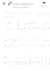 télécharger la partition d'accordéon Cinéma Paradiso (Ballade) au format PDF