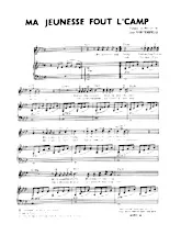 download the accordion score Ma jeunesse fout l' camp (Chant : Françoise Hardy) in PDF format