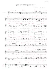 descargar la partitura para acordeón Que Dieu me pardonne en formato PDF