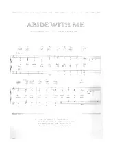 scarica la spartito per fisarmonica Abide with me (Gospel) (Slow Fox-Trot) in formato PDF