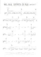 descargar la partitura para acordeón Nel blu, dipinto di blu (Volare) (Chant : Gipsy Kings) (Samba) en formato PDF