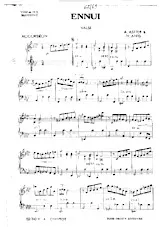 download the accordion score Ennui (Valse) in PDF format