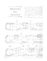 télécharger la partition d'accordéon Beyond the sunset (Chant : Pat Boone) (Slow Ballade) au format PDF