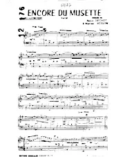 scarica la spartito per fisarmonica Encore du Musette (Valse) in formato PDF