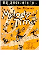 download the accordion score Blue shadows on the trail (Du Film : Melody time) (Chant : Roy Rogers) (Slow Fox-Trot) in PDF format