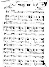 download the accordion score Joli mois de mai (Arrangement : Yvonne Thomson) (Valse Chantée) in PDF format