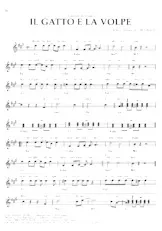 download the accordion score Il gatto e la volpe in PDF format