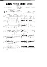 download the accordion score Questo piccolo grande amore in PDF format