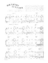 scarica la spartito per fisarmonica Brahms' lullaby (Valse lente) in formato PDF