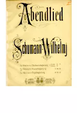 télécharger la partition d'accordéon Abendlied (Arrangement : August Wilhelmj) au format PDF