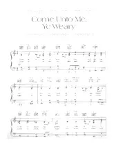 download the accordion score Come unto me, ye weary (Slow Fox-Trot) in PDF format