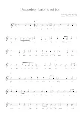 descargar la partitura para acordeón Accordéon Baïon c'est bon en formato PDF