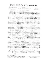 scarica la spartito per fisarmonica Boléro d'amour (Querer) in formato PDF