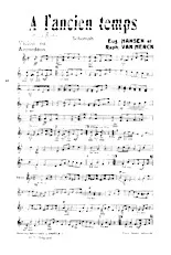 descargar la partitura para acordeón A l'ancien temps (Schottish) en formato PDF