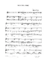 descargar la partitura para acordeón Succès fou en formato PDF