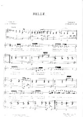 download the accordion score Belle in PDF format