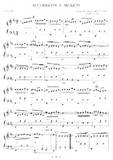 scarica la spartito per fisarmonica Accordéon à Mexico (Valse) in formato PDF