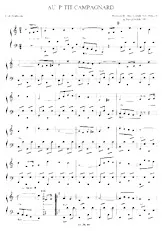 descargar la partitura para acordeón Au p'tit campagnard (Marche) en formato PDF