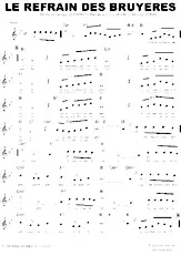 download the accordion score Le refrain des bruyères (Boléro) in PDF format