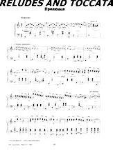 télécharger la partition d'accordéon Preludes and Toccata (Bayan) au format PDF