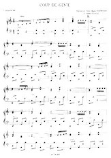 download the accordion score Coup de génie (Marche) in PDF format