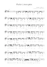 télécharger la partition d'accordéon Parler à mon père (Chant : Céline Dion) (Pop) au format PDF