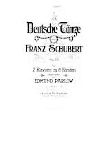 scarica la spartito per fisarmonica Deutsche Tänze (Arrangement : Edmund Parlow) (Medley) in formato PDF