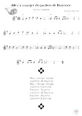 download the accordion score Allez y manger du jambon de Bayonne in PDF format