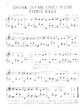 télécharger la partition d'accordéon Drink to me only with thine eyes (Chant : Johnny Cash) (Valse) au format PDF