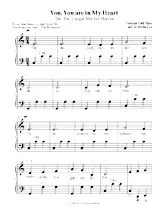 download the accordion score Du, du liegst mir im herzen (You, you are in my heart) (Arrangement : Shelia Lee) (Chant : Marlene Dietrich) (Valse) in PDF format
