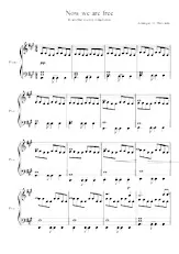 télécharger la partition d'accordéon Now we are free (From the movie : Gladiator) (Arrangement : Mercuzio) (Piano) au format PDF