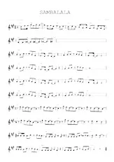 download the accordion score Sambalala in PDF format