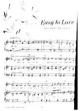scarica la spartito per fisarmonica Easy to love (Du Film : Born to dance) (Arrangement : Dr Albert Sirmay) (Swing Madison) in formato PDF