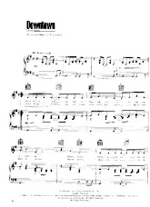 download the accordion score Downtown (Interprète : Petula Clark) in PDF format